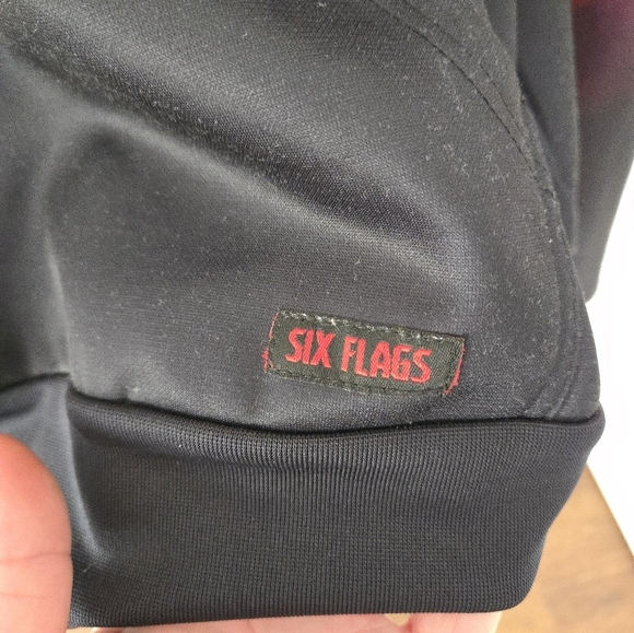 The Flash Hoodie Mens Size XXL DC Comics Six Flags Collab Pullover Red Yellow Bl - Picture 3 of 8